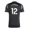 Camiseta de fútbol Arsenal J. Timber 12 Segunda Equipación 2024-25 - Hombre